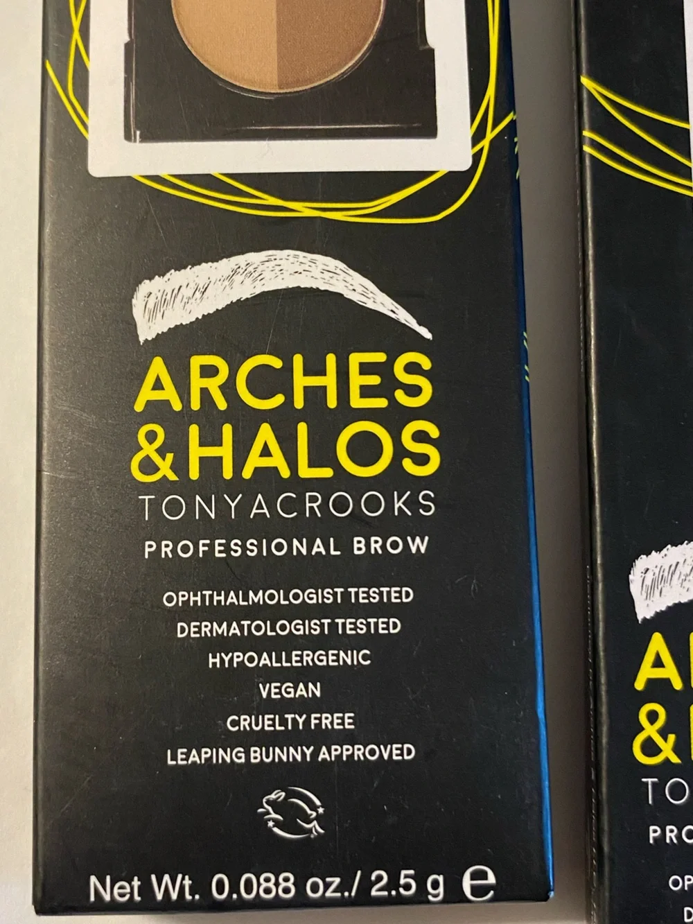 Lot of 3 Professional Eyebrow Makeup Products Arches & Halos Shade Mocha Blonde